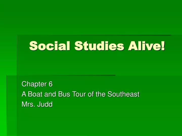 social studies alive
