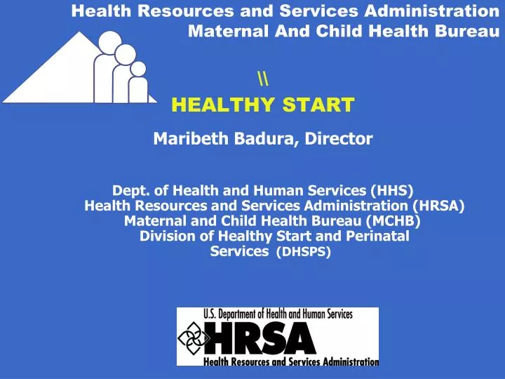 health resources and services administration maternal and child health bureau