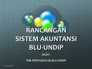 rancangan sistem akuntansi blu undip