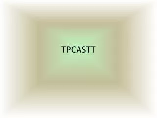 TPCASTT