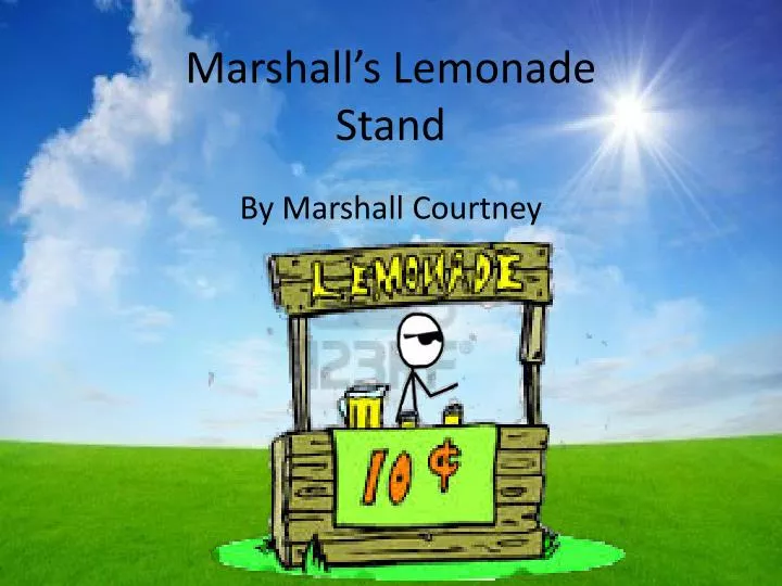 marshall s lemonade stand