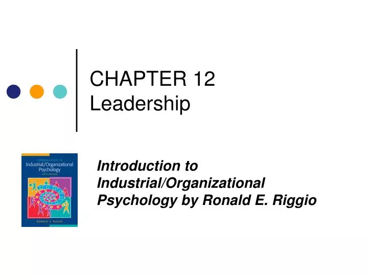 chapter 12 leadership