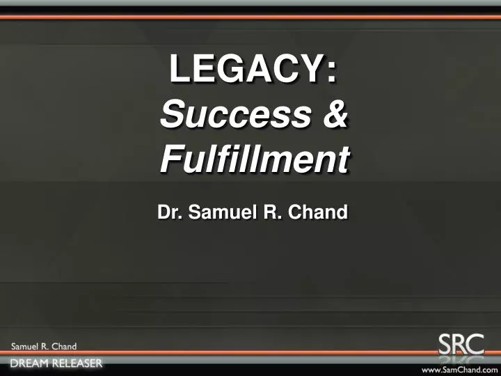 legacy success fulfillment