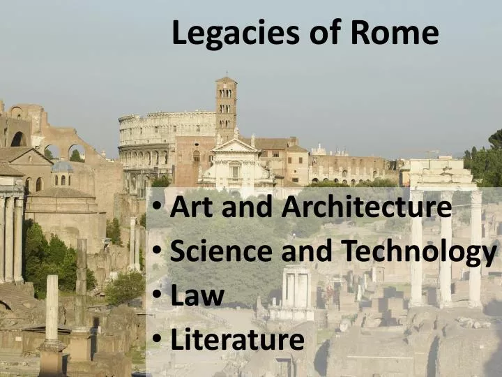 legacies of rome