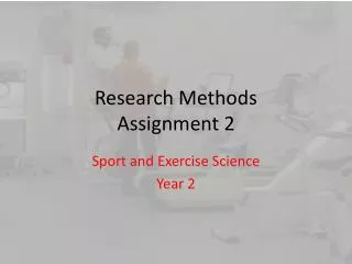 Research Methods Assignment 2