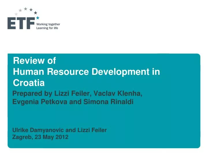 review of human resource development in croatia