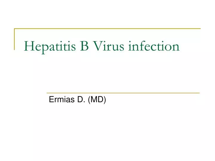hepatitis b virus infection