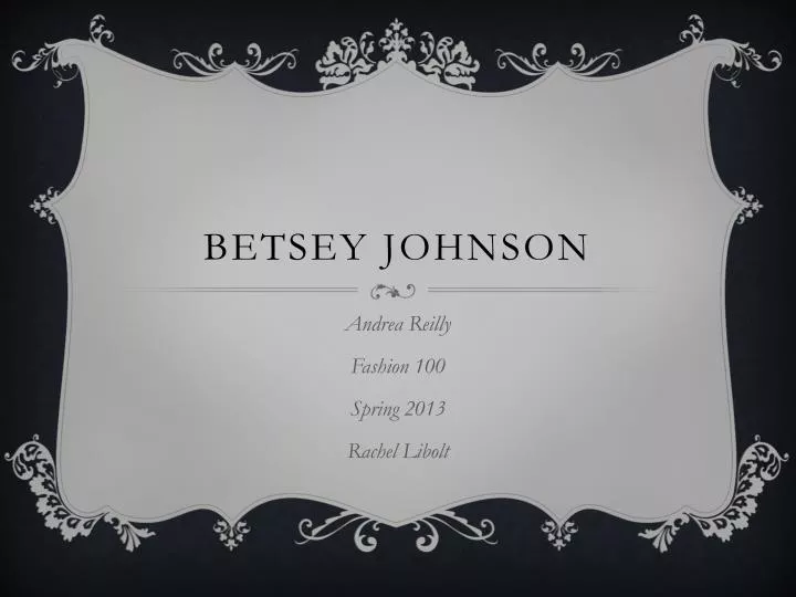 betsey johnson