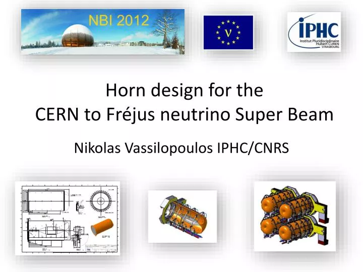 horn design for the cern to fr jus neutrino super beam