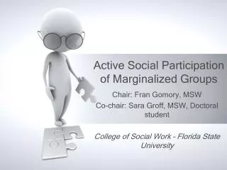 Active Social Participation of Marginalized Groups