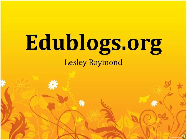 edublogs org