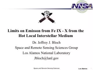 Limits on Emisson from Fe IX - X from the Hot Local Interstellar Medium