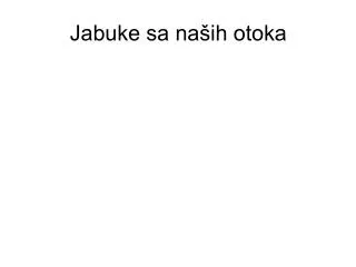 jabuke sa na ih otoka