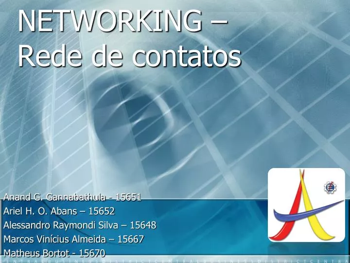 networking rede de contatos