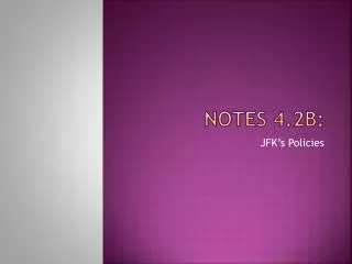 notes 4 2b