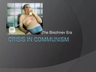 Crisis in communism