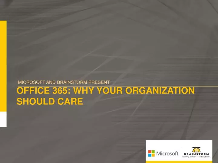 office 365 why your organization should care