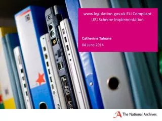 legislation.uk ELI Compliant URI Schem e Implementation