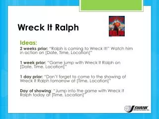 Wreck It Ralph