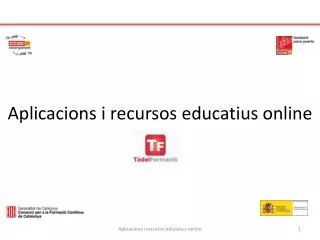 aplicacions i recursos educatius online