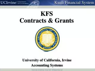 KFS Contracts &amp; Grants
