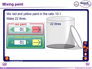 Mixing paint