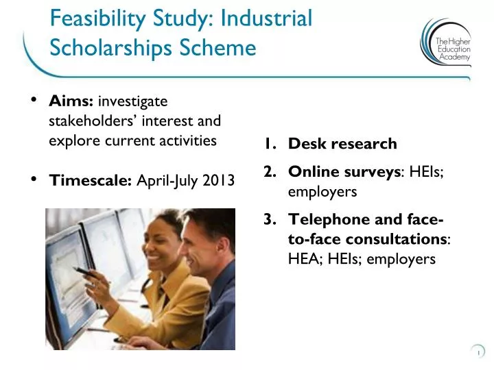 feasibility study industrial scholarships scheme