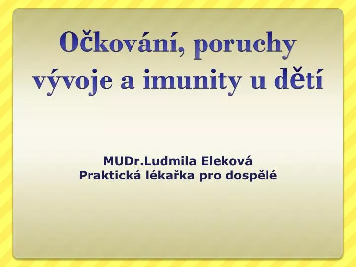 mudr ludmila elekov praktick l ka ka pro dosp l