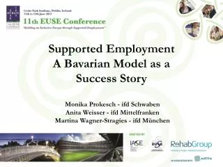 Supported Employment A Bavarian Model as a Success Story