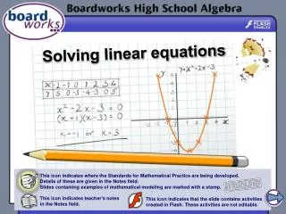 solving linear equations