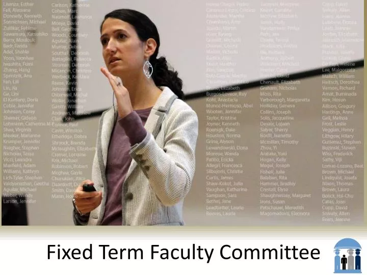 fixed term faculty committee