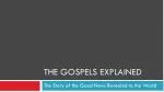 The gospels explained - slide 1