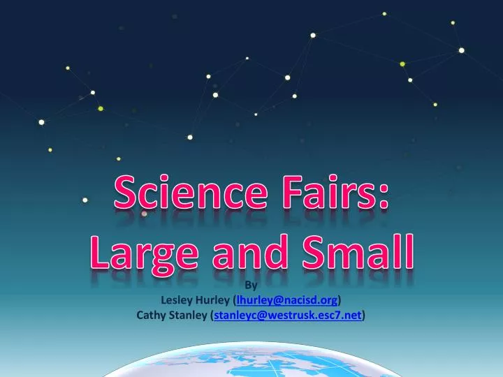 science fairs large and small