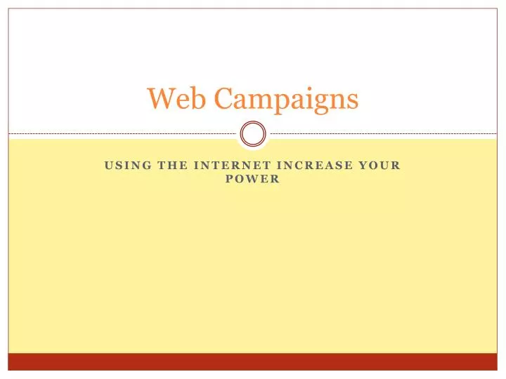 web campaigns