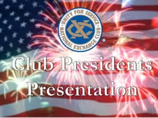 Club Presidents Presentation