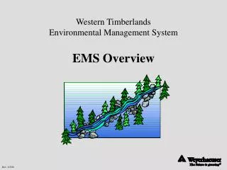 Western Timberlands Environmental Management System