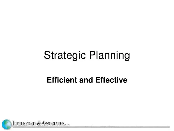 strategic planning