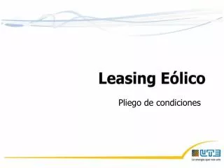 leasing e lico