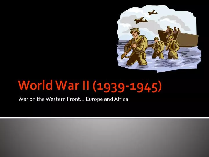 war on the western front europe and africa