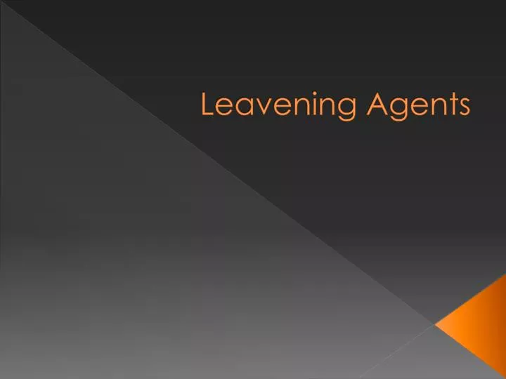 leavening agents