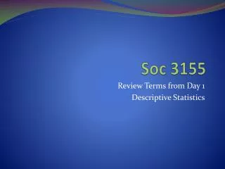 Soc 3155