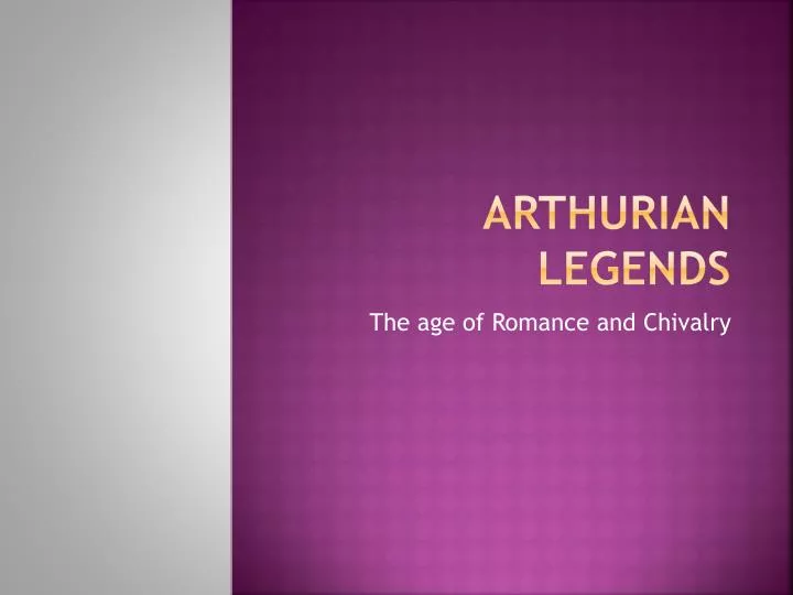 arthurian legends