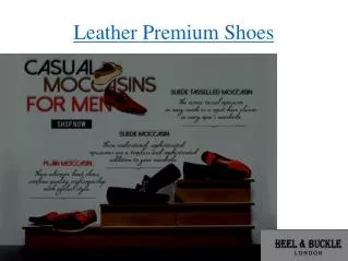 Premium leather shoes
