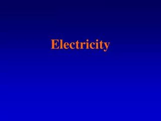 Electricity