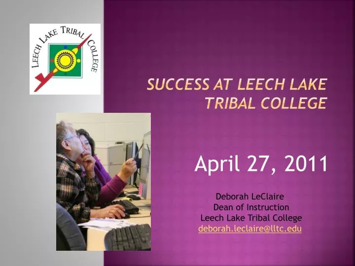 success at leech lake tribal college