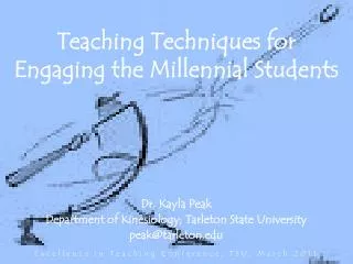 Teaching Techniques for Engaging the Millennial Students