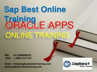 ORACLE APPS DBA ONLINE TRAINING | ORACLE APPS DBA Project Su