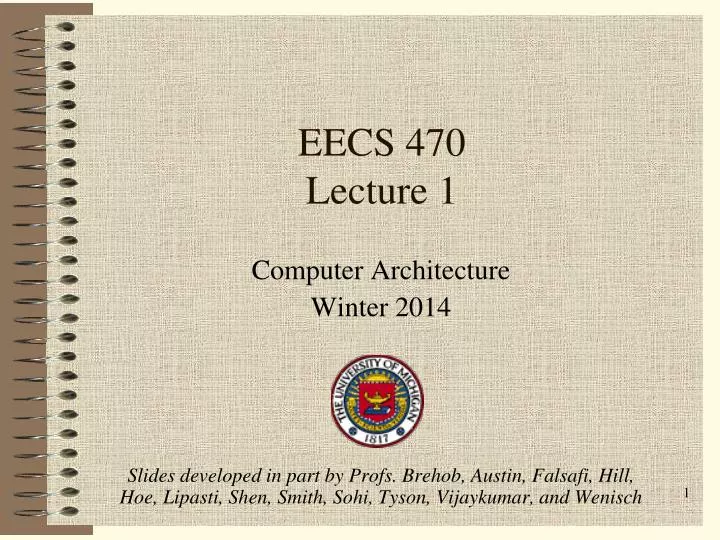 eecs 470 lecture 1