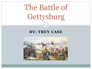 The Battle of Gettysburg