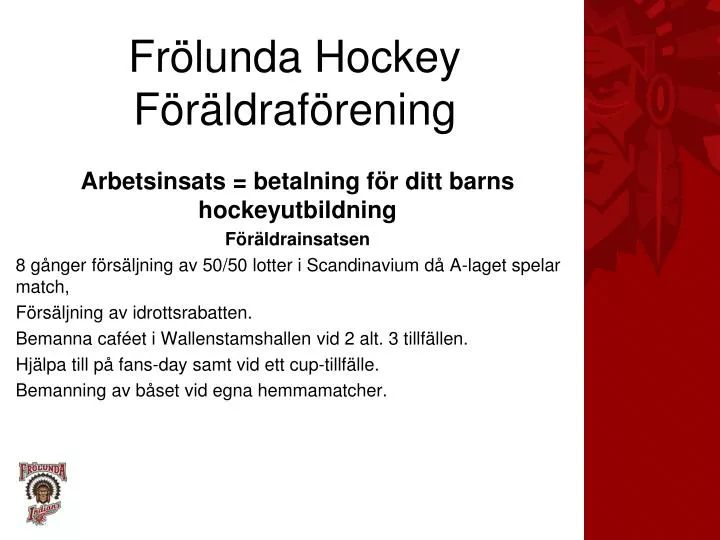 fr lunda hockey f r ldraf rening